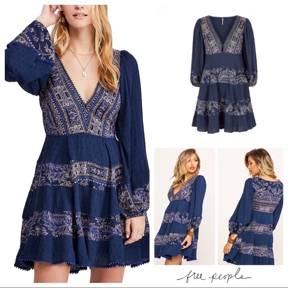 Free People Dresses & Skirts - SALE $168 NWT Free People My Love Mini Indigo
